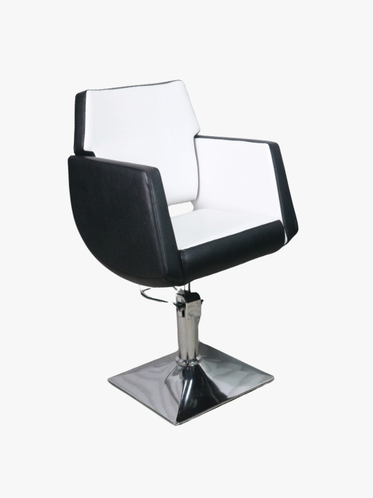 Black and white ladies salon chair, cosmoporto