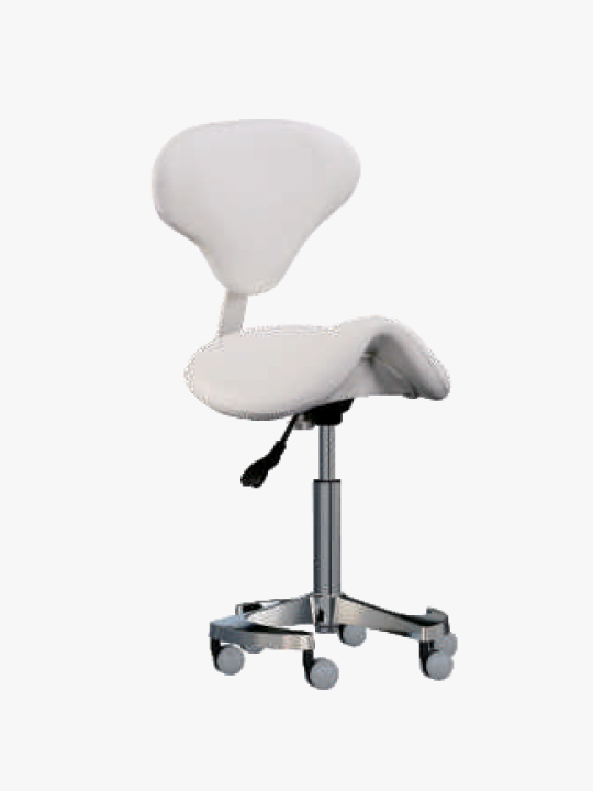 Height adjustable stool with backrest, cosmoporto
