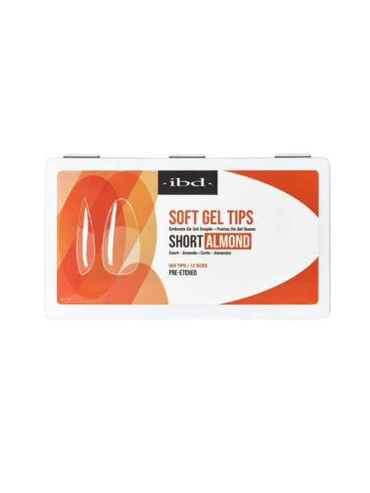 GEL TIPS SHORT ALMOND,cosmoporto