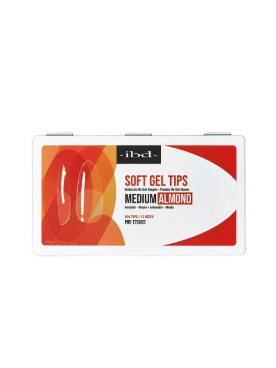 IBD GEL TIPS MEDIUM ALMOND,cosmoporto